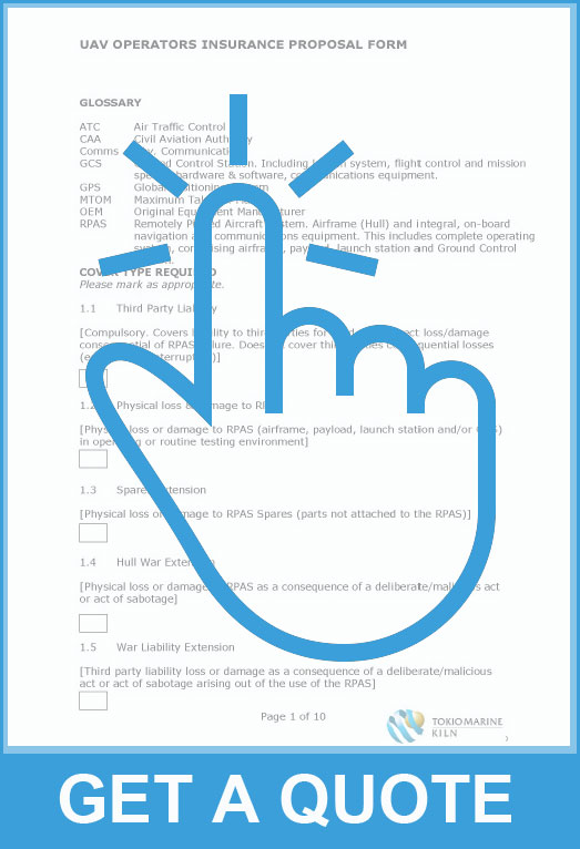 UAV Insurance & Drone Insurance Form